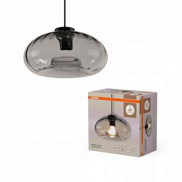 Závěsná stropní lampa E27 Dekorativní černá Decor Osram