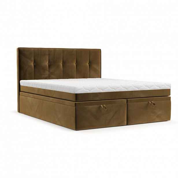 AltaBeds POSTEL BOXSPRING ARIVO 160/200 Medová