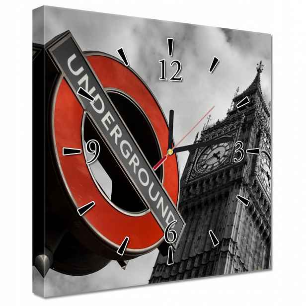 Nástěnné hodiny 30x30 BigBen Underground