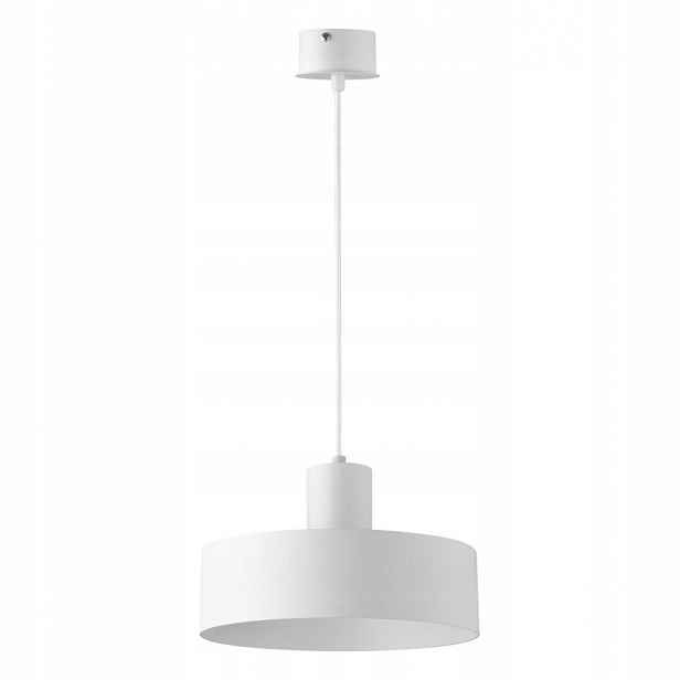 Pendel Závěsná lampa Lustr Převis Bílý Kov do kuchyně E27 Sigma Lighting