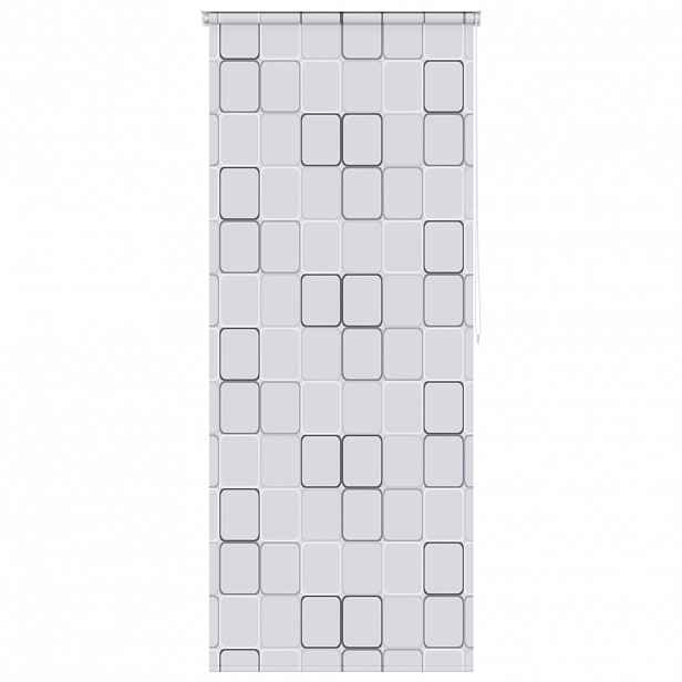 vidaXL Sprchová roleta 120 x 240 cm čtvercový vzor