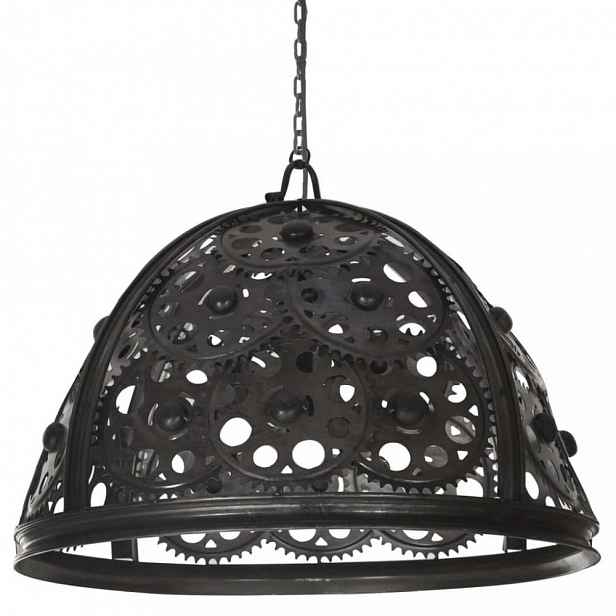Závěsná lampa černá Dekorhome 65 cm