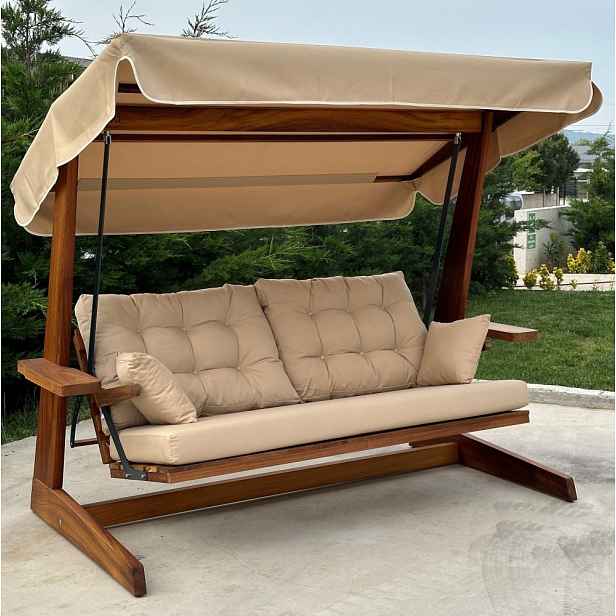 Garden Triple Swing Chair Sia 2400 - Camel