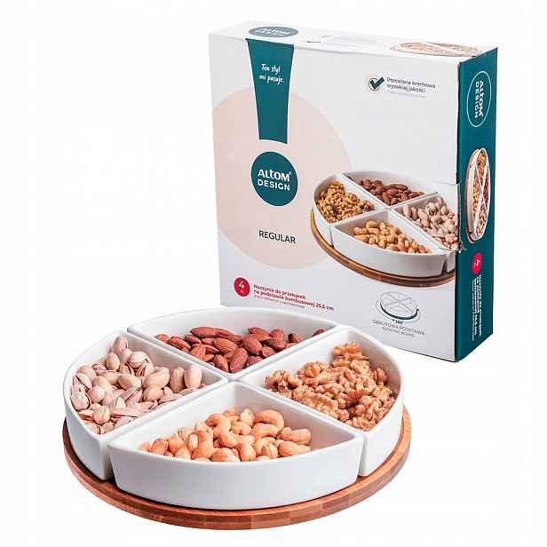 Miska na svačinu, miska na prkénku miska na dip Altom Design Regular 25,5 cm