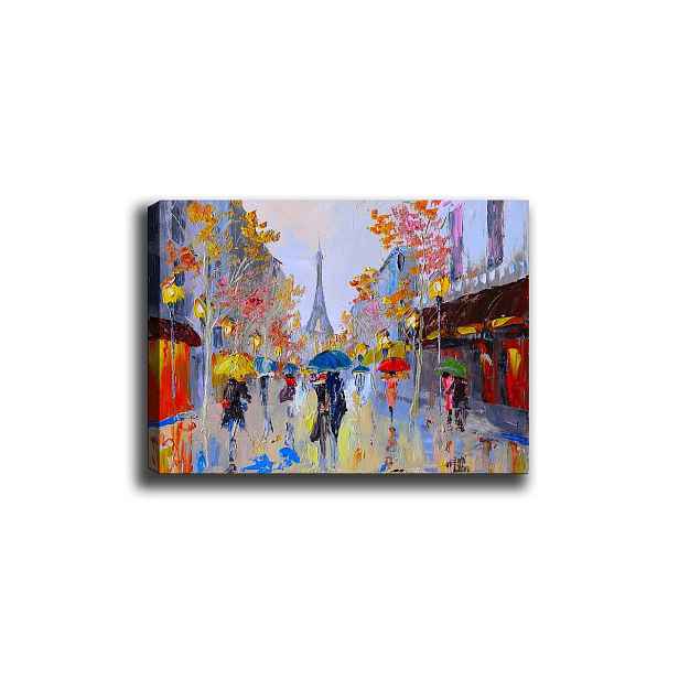 Wallity Obraz na plátně Rainy alley 50x70 cm
