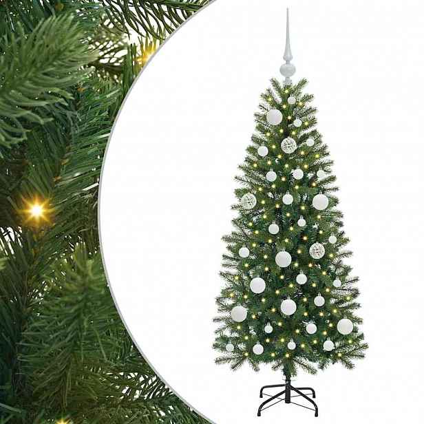 vidaXL Umělý vánoční stromeček Zelená 120 cm PE a PVC