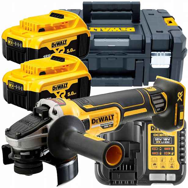 Aku Úhlová Bruska 125 mm 18V 2X5,0Ah DeWALT DCG405P2