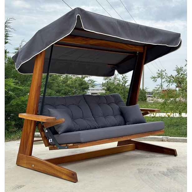 Garden Triple Swing Chair Sia 2400 - Anthracite