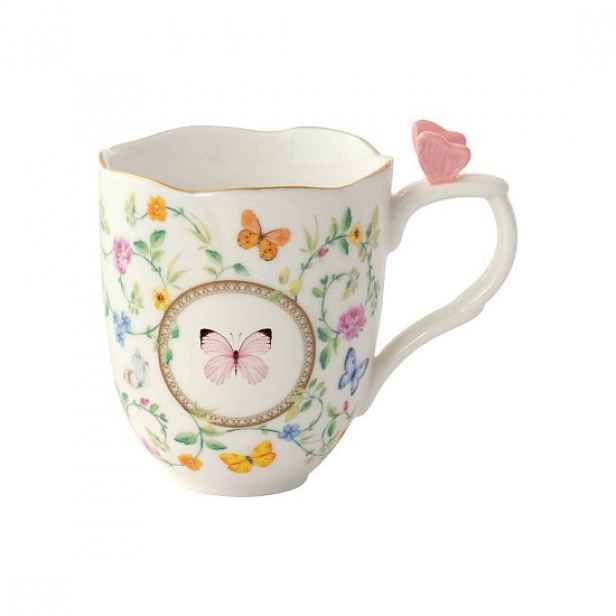Hrnek, porcelán, 350 ml, "Dancing Butterflies" - Easy Life
