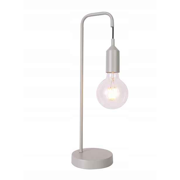 Industriální Vertikální stolní lampa na stůl šedá