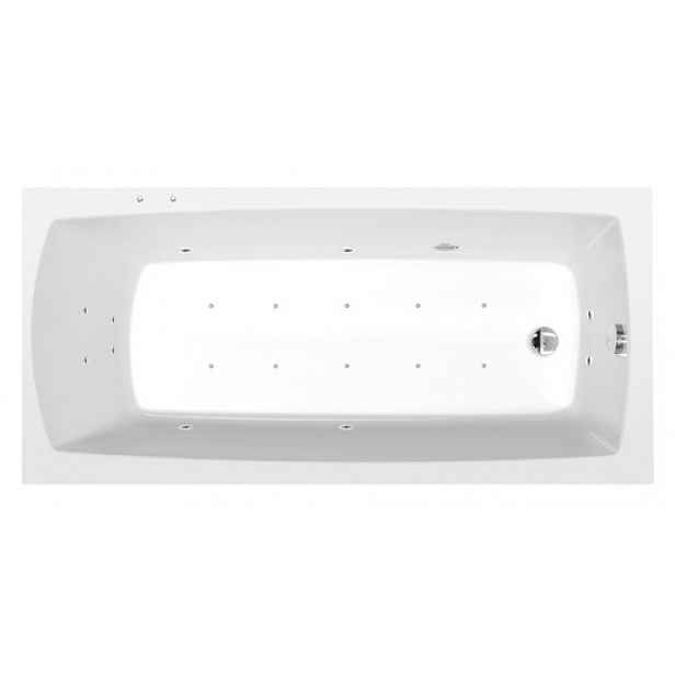 Masážní vana Polysan Lily 150x70 cm Active Hydro-Air akrylát levá i pravá 72273.2010