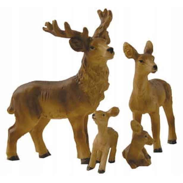Rodina srnek výška do 9,5 cm pro figurky 9-12 cm