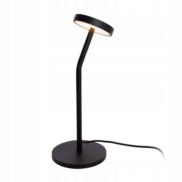 Stolní lampa Maxlight Led 6W černá Moderní design Zakřivená