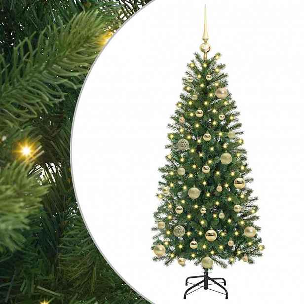 vidaXL Umělý vánoční stromeček Zelená 120 cm PE a PVC