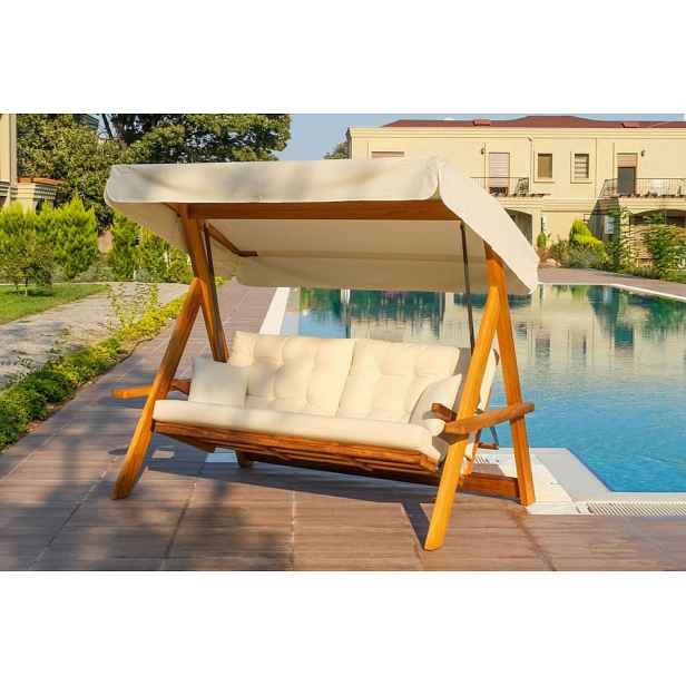 Garden Triple Swing Chair Lyon 2400 - Beige