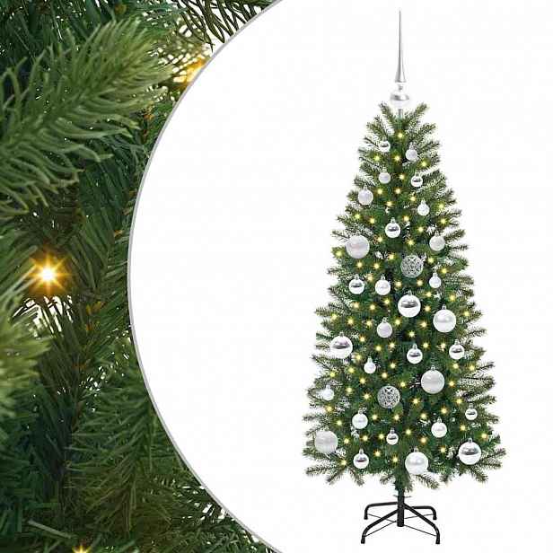 vidaXL Umělý vánoční stromeček Zelená 120 cm PE a PVC