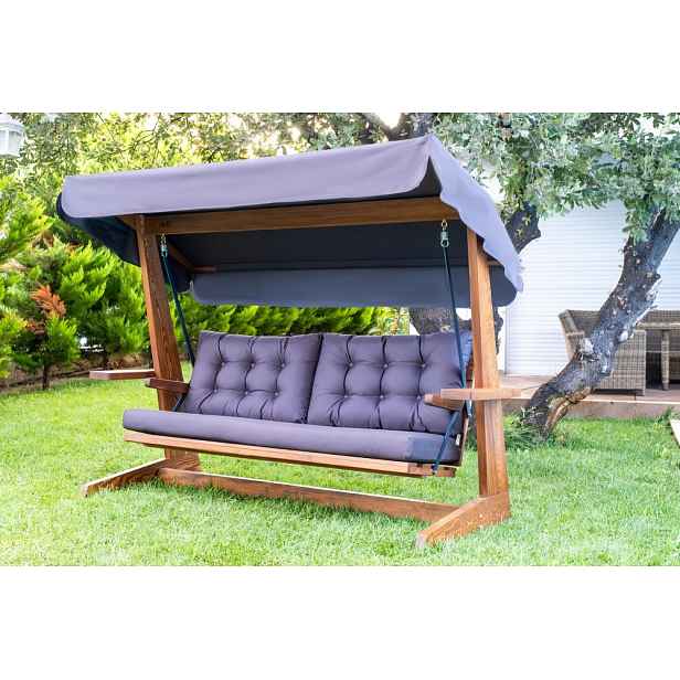 Garden Triple Swing Chair Viva 2400 - Anthracite