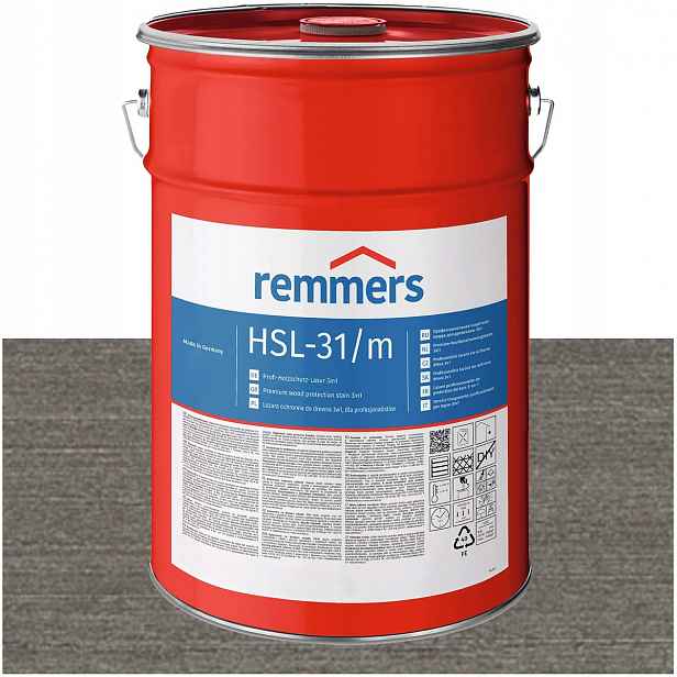 Remmers Profesionální lazura na dřevo HSL-31 HK-Lasur Grafitová 5L