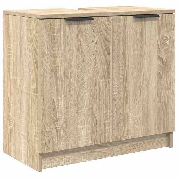 vidaXL Koupelnová skříň Sonoma dub 64,5 x 33,5 x 59 cm