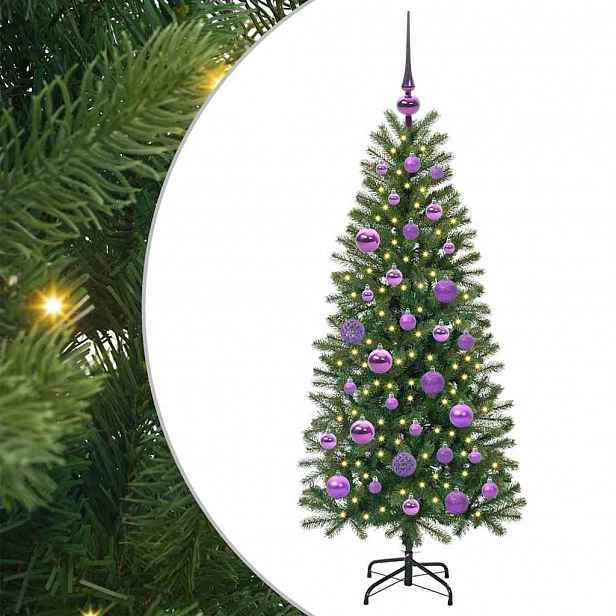 vidaXL Umělý vánoční stromeček Zelená 120 cm PE a PVC