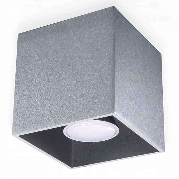 Spotová nástěnná lampa Quad 1 šedá Sollux