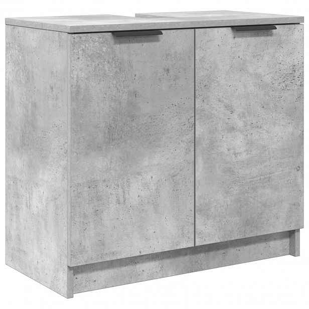 vidaXL Koupelnová skříň Betonově šedá 64,5 x 33,5 x 59 cm