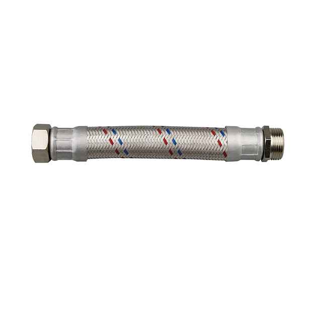 Eco produkty Tlaková flexibilní hadice Nerez Plnoprůtok  30 cm 3/4"x3/4" FxM (matka x závit)