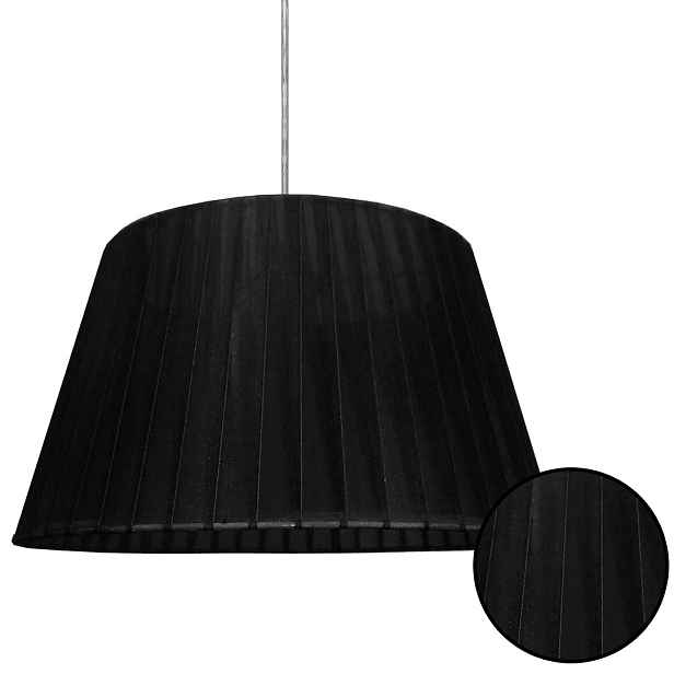 Elegantní závěsná stropní lampa Černá