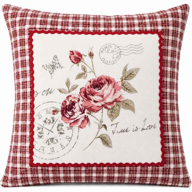 Povlak na polštář SARAH 02 MyBestHome 40x40 cm motiv růže