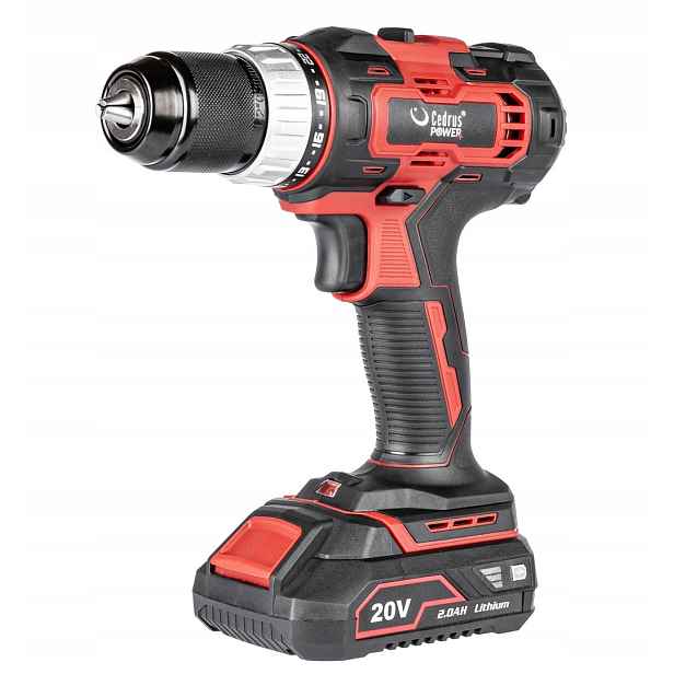 Vrtačka Aku Šroubovák Cedrus D40LI-SET Baterie 2Ah Nabíječka Kufr Bity