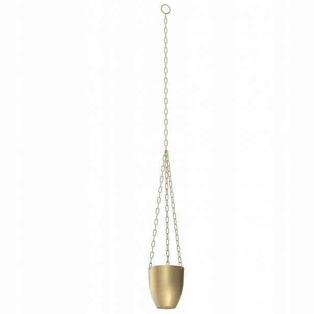 Závěsný květináč zlatý Flower Pot 8102 Luminex