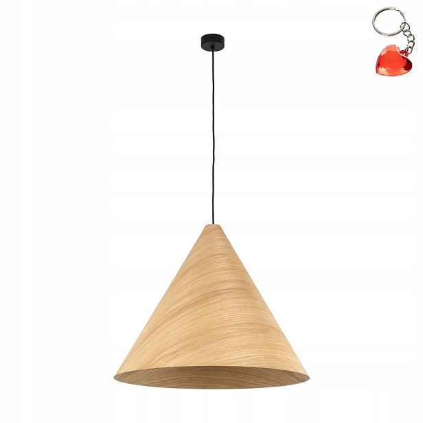 Závěsná lampa Solis Wood Dub světlý 10597 Tk Lighting