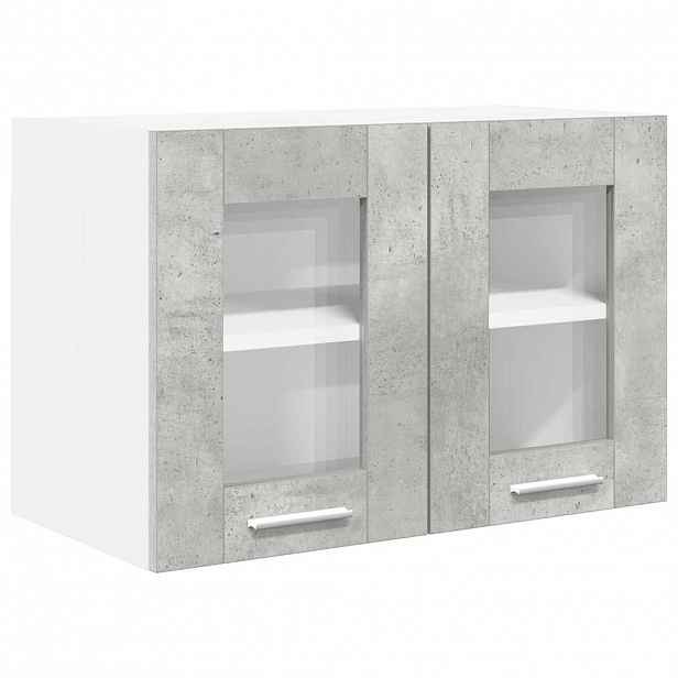 vidaXL Závěsná skříňka Betonově šedá 60 x 31 x 40 cm Kompozitní dřevo