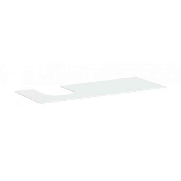 Deska pod umyvadlo Hansgrohe Xevolos E 137x1x55 cm bílá matná 54205700