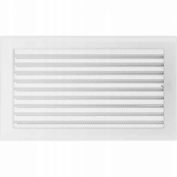 Ventilační krbová mřížka 22x37 Bílá Žaluzie