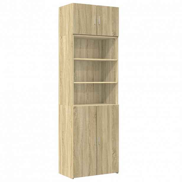 vidaXL Úzká úložná dub sonoma 70x42,5x225 cm kompozitní dřevo