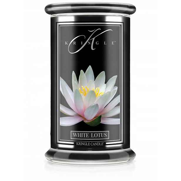 White Lotus – Kringle Candle – velká svíčka se dvěma knoty (624 g)