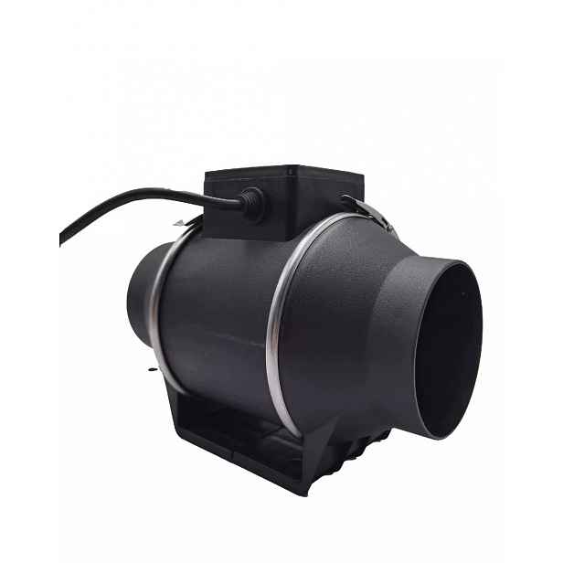 Kanálový ventilátor, odtahový ventilátor, tichý ventilátor, průměr 100 m