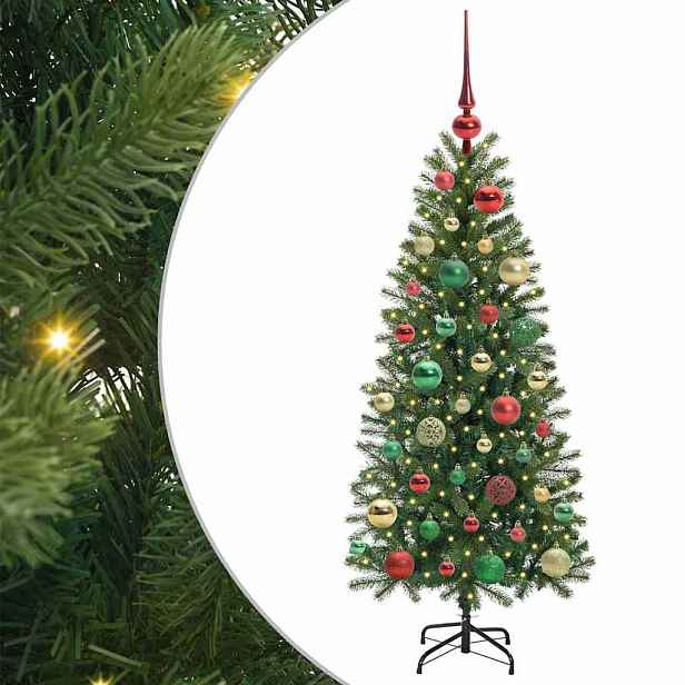 vidaXL Umělý vánoční stromeček Zelená 120 cm PE a PVC