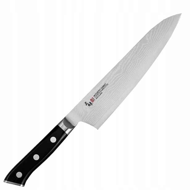 Mcusta Zanmai Classic Damascus VG-10 Pakka Japonský ostrý Nůž Santoku 18 cm