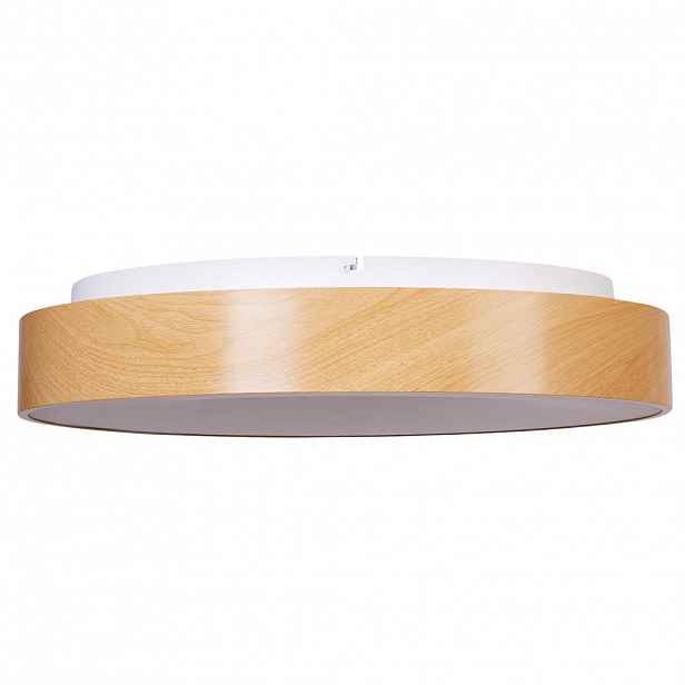 Beliani LED STROPNÍ LAMPA Světlejší Odstín dřeva Bragoto