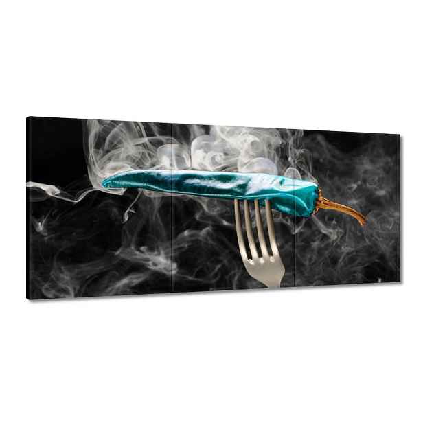 Obrazy 150x70 Modrá paprika