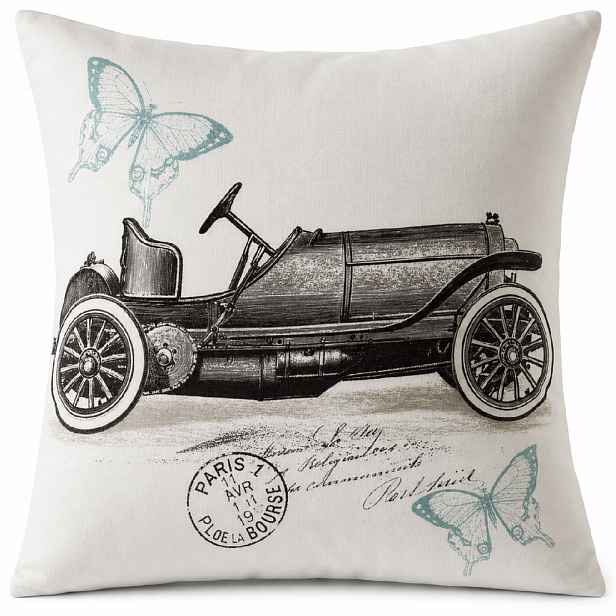 Povlak na polštář VETERANS 02 MybestHome 45x45cm motiv stará auta