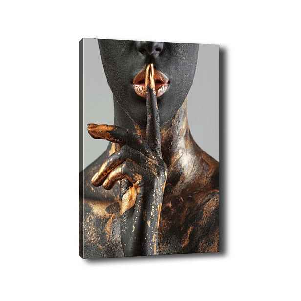 Wallity Obraz na plátně Shh 50x70 cm