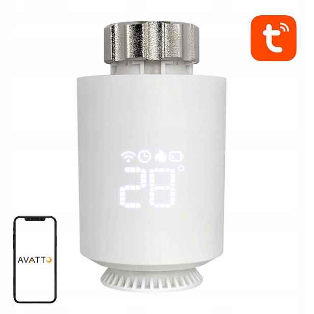 Termostatická kartuše Avatto TRV06 Zigbee 3.0 Tuya