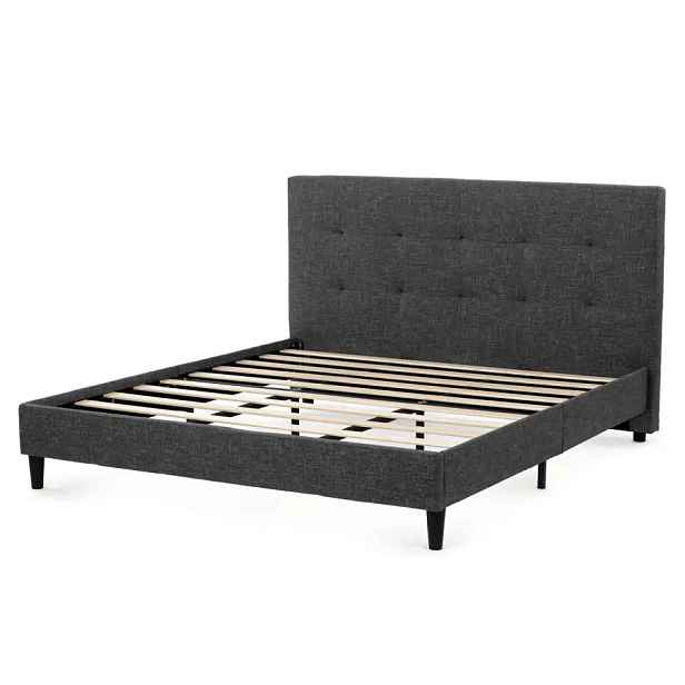 Autronic Dvoulůžková postel BED-M180 GREY2 - šedá