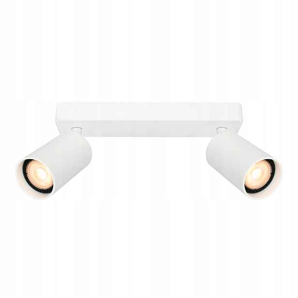 Italux Lampa Nesto Bílá 2xGU10 10W Pohyblivé reflektory do obývacího pokoje