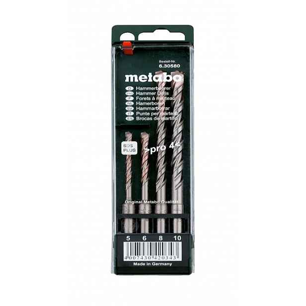 Metabo - 4dílná sada vrtáků do zdiva SDS Plus 630580000