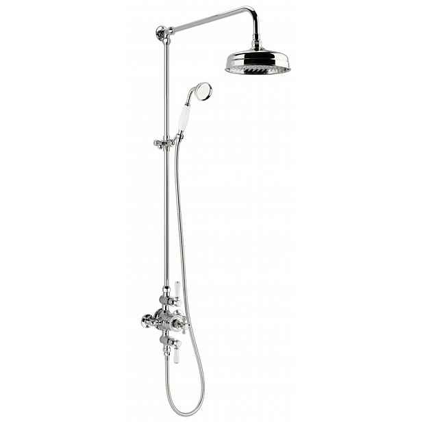 Sapho - Sprchový set s termostatem, průměr 20 cm, chrom KI139