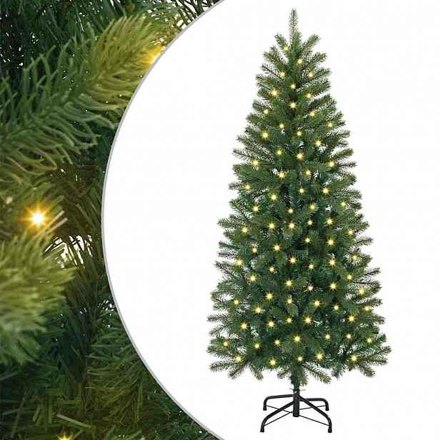 vidaXL Umělý vánoční stromeček Zelená 150 cm PE a PVC